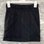 Free People  Black Pencil Mini Skirt Photo 0