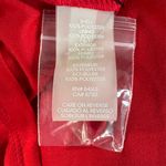 Calvin Klein  Red Chiffon Wrap Front Long Blouson Sleeve Boho Maxi Dress Size 10 Photo 6