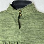 Ny Collection  NWT‎ Long Sleeve Mock Neck Pullover Green Shirt PETITE Medium Photo 3