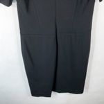 Ava Aiden Size 12 Dress Black Shift Short Sleeve Knee Length Back‎ Zip NWT 497 Photo 3