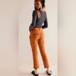 Free People We The Free Hot In It Moto Pants Women’s Brown Caramel Pants Sz 0 Photo 2
