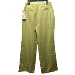 J.Jill Womens Wide leg Light Green Linen Pants Size 10 Photo 1