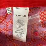 NEW Whistles Pink and Orange Henna Print Tie Front Jumpsuit Size 10 Red Photo 8