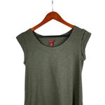 Merona  Womens XS Olive Green Sleeveless Shift Dress 100% Cotton Photo 2