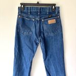 Wrangler Blue Wash Denim Straight Leg High Rise Jeans Loose Fit Western Photo 7