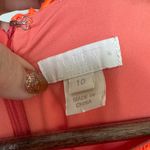 J.Crew  Bright Orange Floral Lace Midi Dress Lilly Pulitzer vibes Photo 1