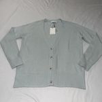 John + Jenn NWT Size Large Button Front Cardigan In Mystic Blue By  Photo 1