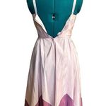 Vintage 1950's Blue Candi Jones Cali Party Prom DRESS Gown Fit & Flare Petticoat Purple Photo 4