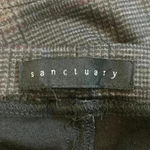 Sanctuary ⭐️  plaid grey tight high rise dress pants Photo 4