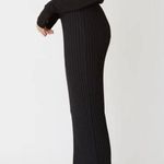 Toteme NWOT black ribbed Murano knit slip midi skirt size medium Orig. $290 Photo 1
