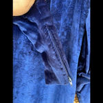 KOOS COUTURE van den AKKER Royal blue velvet dress small Photo 5