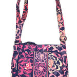 Vera Bradley Kataline Floral Quilted Pink Little Hipster Crossbody Bag Purse Photo 0