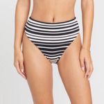 Volcom  Stat in Line High Waist Bikini Bottom in Black Size S Photo 0
