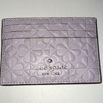 NWOT Kate Spade NY Cameron Saffiano Leather Lavender Small Slim Card‎ Holder J Photo 0