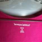 Woman Within  Pink Scoop Neck Sleeveless Tank size 1X Photo 1