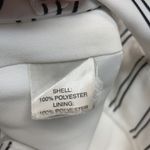 White House | Black Market Size 12 Long Wide Leg Black and White Pants Photo 7