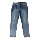 NYDJ Slim Straight Ankle Jeans Medium Wash Size 6 Petite Photo 2