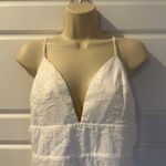 Lulus Lulu’s Mindful Muse White Floral Burnout Skater Mini Dress XL NWOT Photo 5