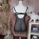 Rampage Intimates Size Large L Cheetah Print Lingerie Black Sexy Sheer Bra Bow Photo 1