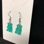 Cute Gummy Bear Earrings Blue Photo 2