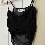 Princess Polly Black Crop Top Photo 1