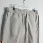 Reiss  Women’s Lily Pant Linen Blend Pleated Front Ivory Size 12 High Rise Casual Photo 8