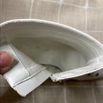 Anne Michelle Womens White Ankle Boots Pointed Toe Stiletto Heel Grommet Accents Photo 6