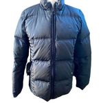 Lacoste  Puffer Jacket Full Zip Black Winter Warm Coat Down & Feather FIll Medium Photo 0
