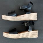 White Mountain  Vegan Black Leather and Tan Women's Sandals Photo 3