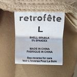 Retrofête  Nadia One-shoulder Ruched Stretch-Silk Satin Mini Dress Sz L Champaign Photo 12