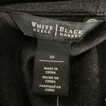 White House | Black Market  Aline Drama Ankle Skirt Dark Gray Size 10 Photo 6