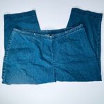 Chico's Additions by  Side Zip Cropped Denim Jeans Pants 16 Photo 1