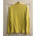 Fairway And Greene Wells Quarter Zip Long Sleeve Yellow Tennis Golf Jacket Large Photo 3