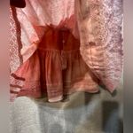 Chelsea and Violet NWT C&V  High Rise Lace Inset Tie Dye Ruffle Skirt Size Small Photo 7