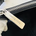 Michael Kors  Jane Black Nylon Leather Medium Shoulder Bag Photo 7