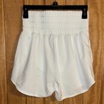 Nike  White High Waist Athletic Shorts Photo 1