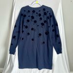 BODEN | Navy Blue Jasmine Sweatshirt Dress Sz 12 Photo 6