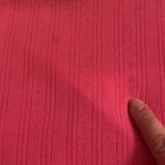 basic editions pink knit shirt sleeve top plus size X 1X Photo 3