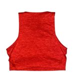 Aerie red cut out “the hugger” athletic tank top with shelf bra Photo 5