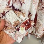 En Saison White Floral Lace Ruffle Long Sleeve Blouse Size Small‎ Photo 7