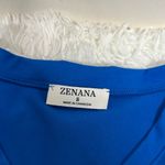 Zenana Outfitters  Royal Blue Top High/Low Super  Soft Oversized fits L Photo 1