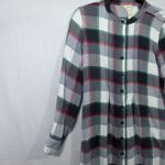 Matilda Jane Coming to Town Plaid Shirt Dress Women's Size M Holiday Pintuck Photo 5