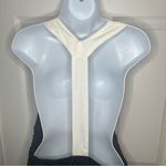 Anthropologie  Halter Midi Dress Black and White Sleeveless Beach Dress M NWT Photo 7