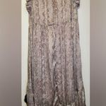 Karlie NWT  python ruffle hi lo dress blush size L Photo 4