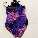 MiracleSuit New.  purple floral strappy swimsuit. Size 8. MSRP $169 Photo 13