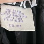 Vintage Clio Pants Wide Leg Palazzo Culottes Cropped Elastic Waist Lined Black Size M Photo 10