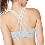 Lululemon  Energy Bra Ombre Melange Space Dye‎ EB White Multi Size 4 EUC No Pads Photo 8