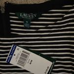 Lauren Ralph Lauren Black Striped Wide Leg Jumpsuit Size M Size M Photo 2