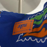 Nike  Blue Ribbed Paisley Print Spagetti Strap Dress Photo 5