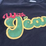 With Jean Black “” T-shirt Photo 4